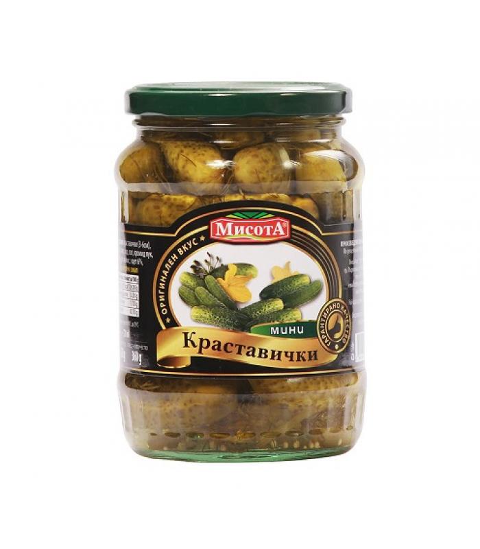 КОРНИШОНИ МИНИ МИСОТА 720МЛ